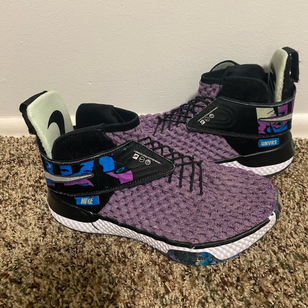 Nike Men's Air Zoom Unvrs CQ6422-500 Purple Basketball Sneaker Shoes Size 7